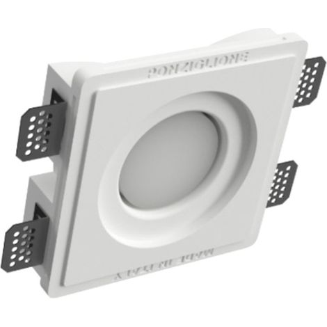 Faretto incasso lampadari bartalini dnop fp37 gx53 led gesso verniciabile