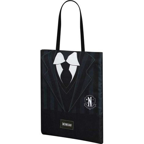MERCOLEDÌ NERO BORSA SHOPPING BAG MERCOLEDÌ UNIFORME (1/2)