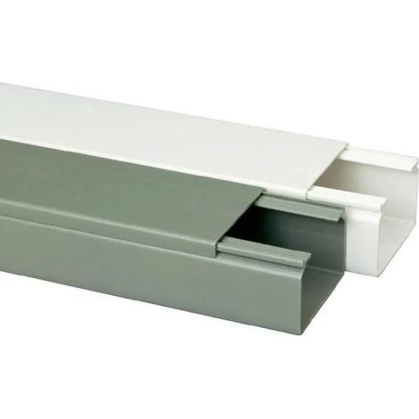 Heidemann 09982 canaleta para cables blanco puro 2000x60x40 mm