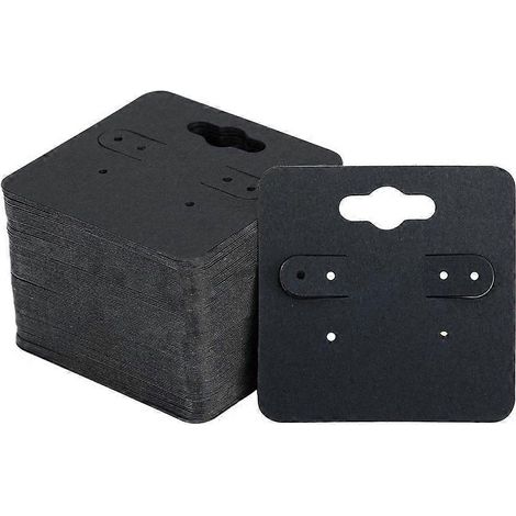 100 présentoirs carrés pour boucles d'oreilles adultes et enfants (1/4)