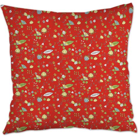 Housse de coussin carréelavable pour canapé, lit, chaise décoratif de ferme pour Pâques (1/5)