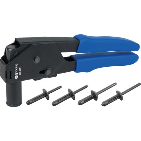 KS  TOOLS  Juego  de  alicates  para  remaches  de  plástico  con  remaches,  41  piezas  -  150.9650 (1/4)