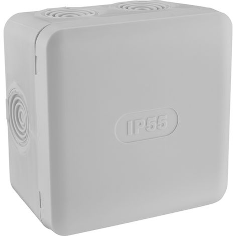 DEBFLEX - BOITE DE DERIVATION ETANCHE IP55 85X85/P50 GRIS - 718806 - ORIGINE FRANCE