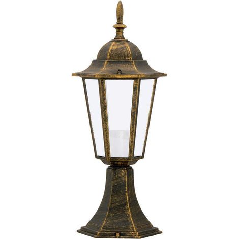 Retro Gartenleuchte Liguria 42cm E27 IP43 Patina Goldlux 201973 (1/2)