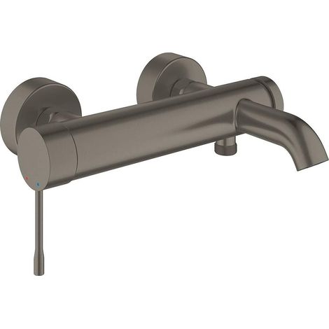 Essence Einhebel-Badewannen-/Duschmischer, gebürstetes Hartgraphit (33624AL1) (1/4)