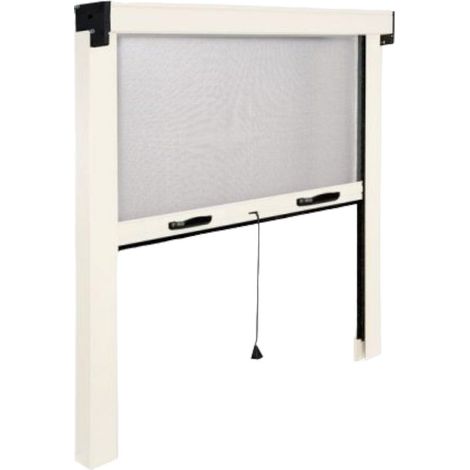 Zanzariera avvolgibile verticale per esterno e interno 160x160 cm - Bianco (1/4)