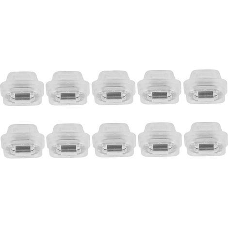 10 pièces de garniture de porte de voiture en plastique avec œillets et clips pour E46 E90 E91 E92 E93-Crezuo