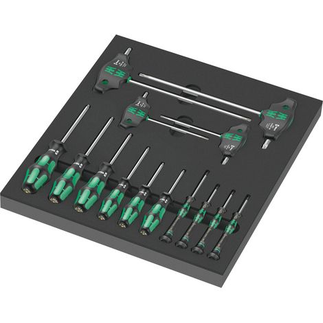 Wera 9712 Set di cacciaviti TORX® HF con inserto in schiuma 1