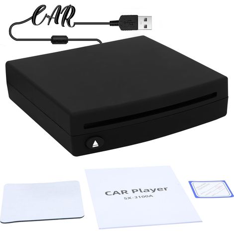 Lecteur CD pour Voiture avec Interface USB 2.0, Lecteur CD/DVD Externe Portable Universel, Ordinateur, Lecteur Externe TV, Compatible avec La Radio De Voiture(ModèLes Compatibles Voir Photo) (1/5)