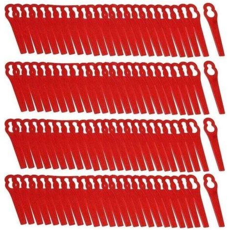 100er Set Ersatz Kunststoffklingen für Florabest Lidl FRTA 20 A1 Fat 18B3 FRT18A Trimklingen. (1/5)