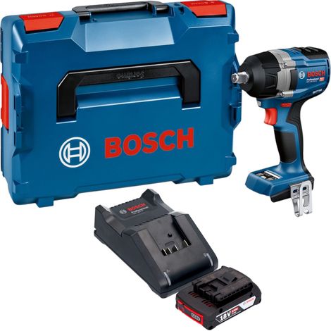 Bosch 06019L9001 GDS 18V-750 C Visseuse à percussion sans fil - sans batterie - sans chargeur + L-BOXX 136 (1/5)
