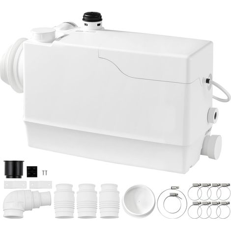 Broyeur WC 800 W 200 L/min Levage 10 m Pompe de Relevage Eaux Usées (1/5)