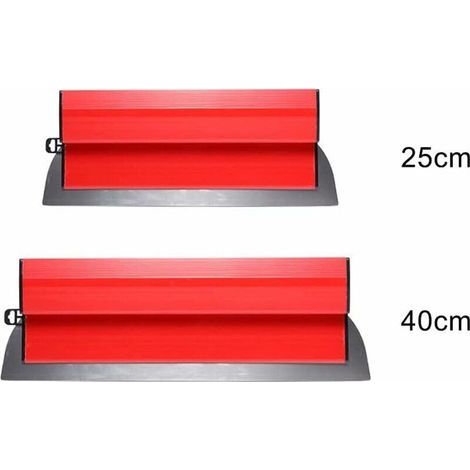 2 piècess Lame à lisser 25cm+ 40cm, Lame de spatule de lissage, Lame d'écumage efficace résistante à l'usure sans effort, Couteau à lisser mural réutilisable (1/5)