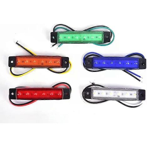 feu de position latéral arrière à 6 LED 12 V pour camion/remorque (1/5)