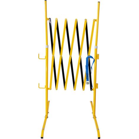 Barrière de sécurité extensible droite - "LEM Select" Jaune et Noire (jusqu'à 2,8 m) (1/5)
