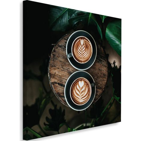 Tableau sur toile Tasse à café Boissons 50x50 (1/5)