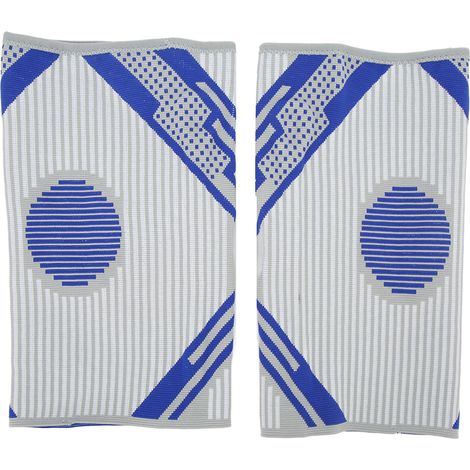 paire de genouillères de sport à compression, manchons de soutien pour le basketball, genouillères pour femmes et hommes, pour la course à pied, l'escalade et la randonnée, bleu royal, taille M (1/5)