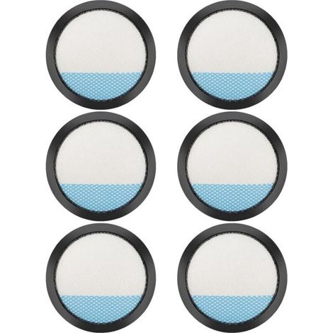 Lot de 6 filtres lavables pour aspirateur sans fil Ryobi PCL720, PBLSV716, PBLSV717 (1/5)
