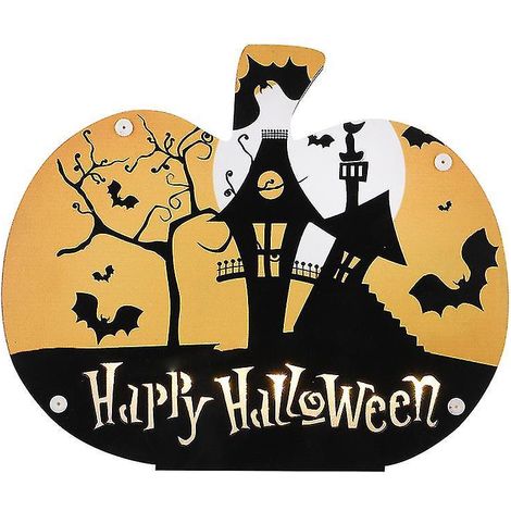 1 Stück LED-Kürbis-Dekoration für Halloween