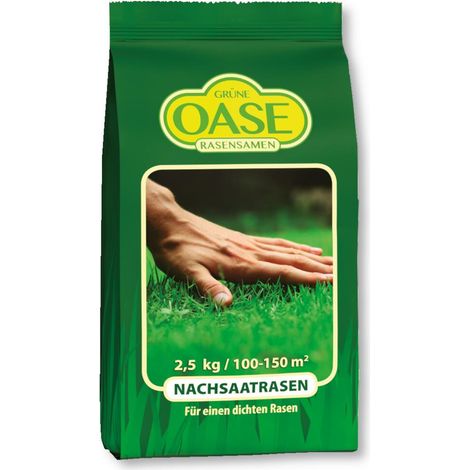 Grüne Oase Graines de gazon Post-ensemencement 2,5 kg Graines de gazon Croissance rapide Gazon sportif