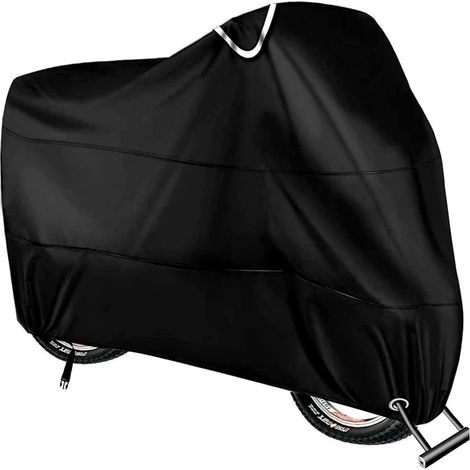 Housse Velo Etanche - Nylon 210T - Protection Pluie Poussiere UV - Pour Velo de Montagne ou Route - 200 x 100 x 90 cm - 1 Piece