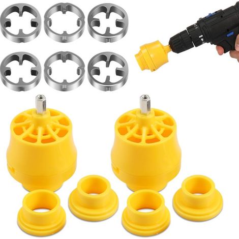 Irovami Kit d'outils pour filetage de tuyaux PVC, ouvre-fil électrique externe pour raccords de tuyaux d'eau (1/5)