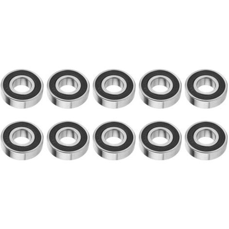 10pcs 6204-2RS Roulements à Billes, Joint Double Face à Grande Vitesse Roulement à Billes Rainure Profonde Roulement à Billes Rainuré Profond Double Scellé 17x47x14mm (1/5)