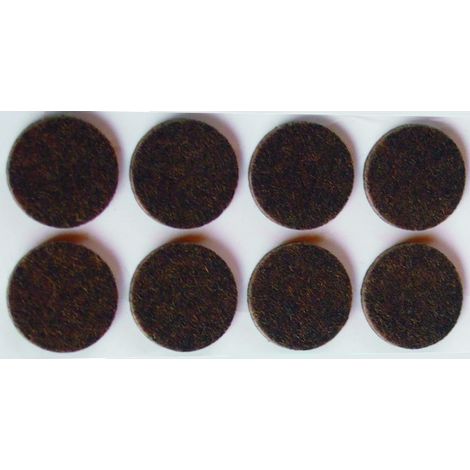 Patin glisseur à coller de meuble - D34 mm - sachet de 12 - PRUNIER