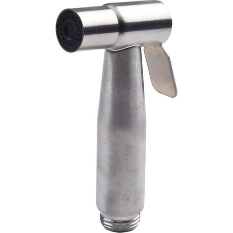 Douchette bidet en acier inoxydable — L'accessoire indispensable pour la salle de bain — Douchette à main (Comprend la douchette finition brossée) (1/5)