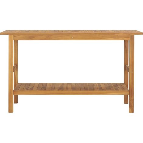 Maison Exclusive - Waschtisch Massivholz Teak 132x45x75cm