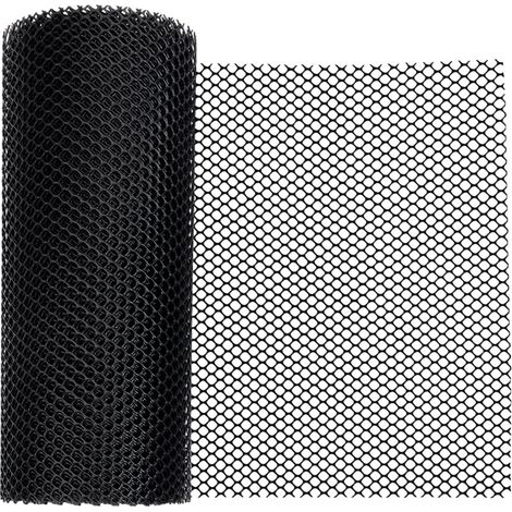 5mx30cm clôture de volaille en plastique noir de grillage de poulet avec cravate Hexagonal filet anti-chute filet protection pour le jardinage filet de poulet Floral (1/5)