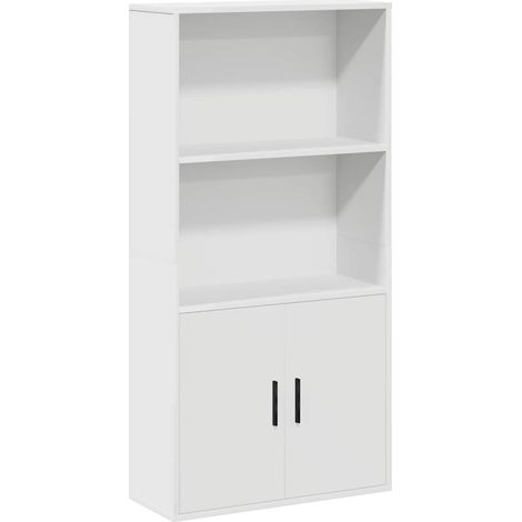 Maison Exclusive - Libreria Bianca 60x24x120 cm in Legno Multistrato