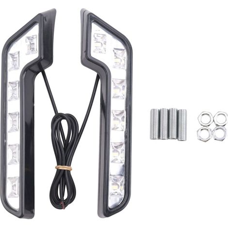 Phare LED automobile, 12V, résistant à l'eau, pour feux de jour, feux antibrouillard, éclairage et remplacement dans les véhicules.-AquaForge (1/5)