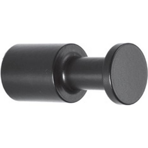 Appendiabiti singolo in acciaio inox finitura nera opaca  Monde-N kamalu