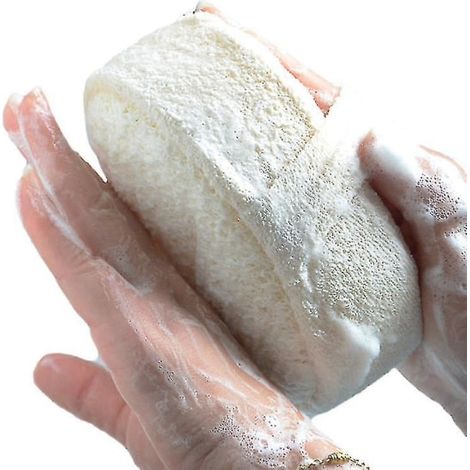 Lot de 2 serviettes exfoliantes en forme de ballon de plage et éponges pour le dos (1/5)
