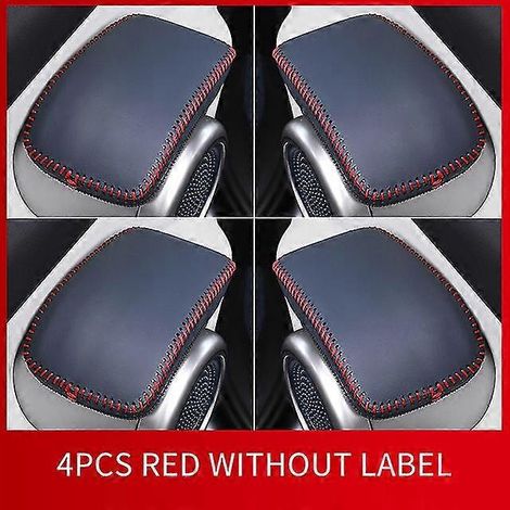 Housse de protection pour poignée de porte, housse en cuir, accessoires modifiés pour Atto 3 Byd Yuan Plus Ev - Poignées de porte intérieures - Lot de 4, bleu C (1/5)