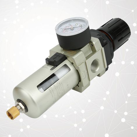 Séparateur huile-eau, filtre pour compresseur d'air, régulateur de pression, unité unique, couvercle en fer (1/5)