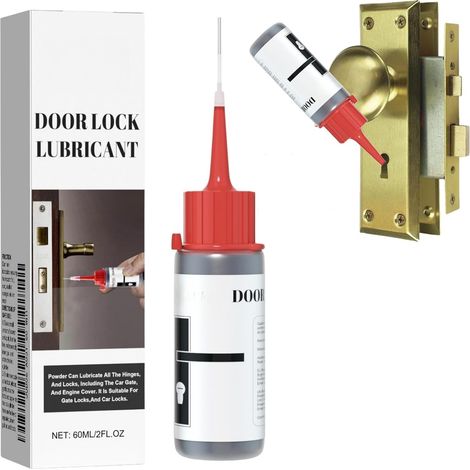 Locksmith Lubricant,Lubrifiant Serrurerie Poudre,Graphite Serrure,Lubrifiant Porte, Lubrifiant Graphite Serrure,Lubrifiant Poudre, Door and Window (1/5)