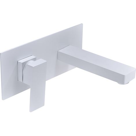 ► Grifo de lavabo empotrado Suiza blanco mate [ IMEX® ]