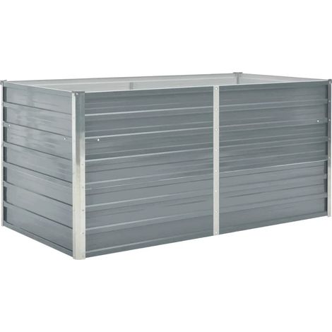 Maison Exclusive - Hochbeet 160 x 80 x 77 cm Verzinkter Stahl Gra