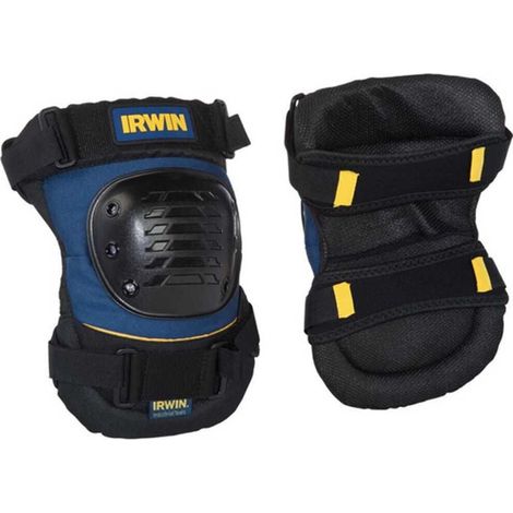 IRWIN 10503832 Rodilleras de protección con carcasa plástica giratoria y doble correa