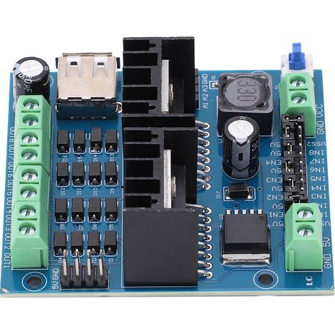 L298N Treibermodul 4-Kanal Intelligente Auto-Motoransteuerplatine Elektronische Komponente (1/5)