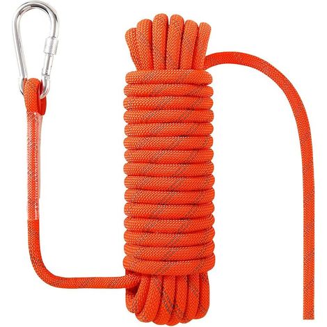 12 mm 10 mètres de Corde Flottante d'ancrage Corde d'amarrage Corde Bateau Corde Marine Corde de Quai Lignes Kayak canoë remorquage Jeter Ligne réfléchissante Rouge