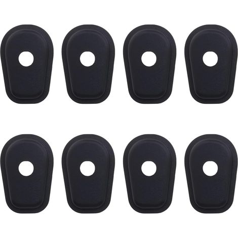 8 Pcs Motorcycle Turn Signals Indicator Adapter Spacers for Kawasaki Z400 Ninja 400 Z650 Z800 Z900 Z1000 ER6 Versys 650S Vulcan 650S Versys-X 300 Motorcycle Front and Rear Turn Signal ABS Mounting Kit (1/5)