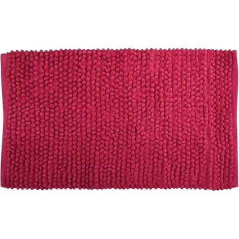 Tapis de bain Coton 50x80cm Fuschia MSV (1/4)
