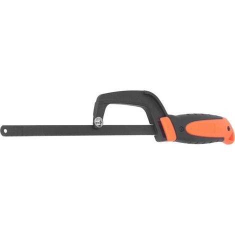 Scie à Métaux Pro Mini Cadre Aluminium Léger Coupe Précise Bois PVC Tuyaux Métal Scie Manuelle pour Artisans Bricoleurs Lame de Qualité (1/5)
