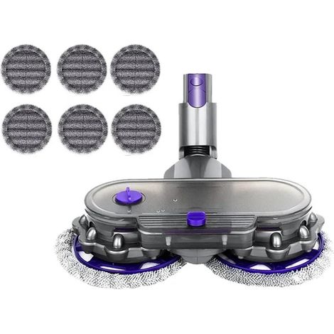 Testa per mocio elettrico compatibile con aspirapolvere senza fili V7 V8 V10 V11 V15 Parti di ricambio Kit di fissaggio del panno per la pulizia del serbatoio dell'acqua (1/5)