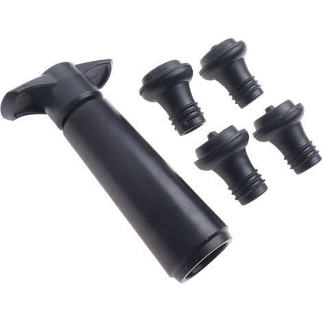 Wine Stopper - Vacuum Pump Set - For Still Wine Preservation - Includes 1 Pump 2 Stoppers 2 Crystal Pourers