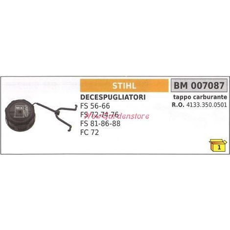 Tankdeckel STIHL Freischneider FS 56 66 72 74 76 007087