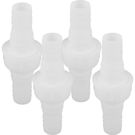 Adaptateur de tuyau à filetage femelle, raccord cannelé, idéal pour une utilisation domestique et industrielle, 14 x 5,3 x 5,3 cm, connexion pour débit d'eau, lot de 12. (1/5)